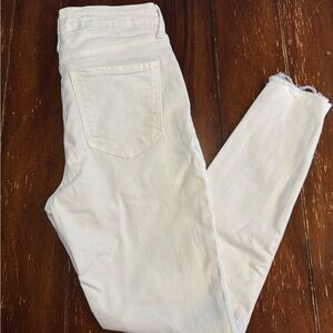 Old Navy Rockstar White Jeans